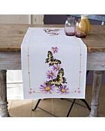 Borduurpakket loper pearlaida Koninginnepage op asters met telpatroon vervaco pn-0153766