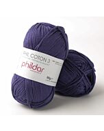 Phildar Phil Coton 3 katoen kl.102 Encre