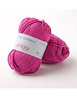 Phil coton 4 is 100% katoen van Phildar, kl.fuchsia