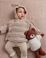 Phildar baby jasje met capuchon breien van Partner 6 (245, m28)