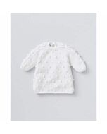 Phildar baby jurkje met bolletjes breien van Phil Caresse (200, model 29)