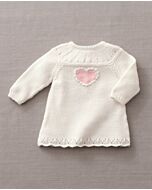 Phildar baby jurkje met hartje breien van Phil Caresse