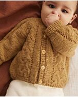 Phildar baby kabelvest breien van Partner 3,5 (215, m17)