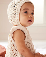 Phildar baby mutsje breien van Phil Rustique (223, m8)