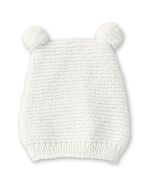 Phildar baby mutsje met pompons breien van Phil Caresse  