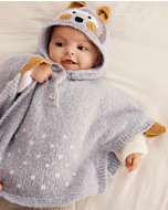 Phildar baby poncho breien van Gourmand en Partner 3,5 (215, m45)