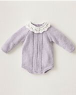 Phildar baby romper breien van Phil Ocean en Coton 3 (209, m16)