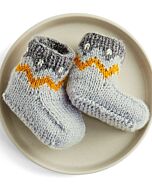 Phildar baby slofjes breien van Super baby en Lambswool