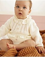 Phildar baby truitje met kraag breien van Super Baby (215, m18)