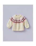 Phildar baby truitje met nopjes breien van Partner 3.5 (200, m2)