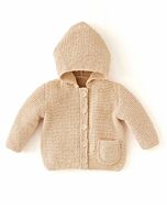 Phildar baby vestje met capuchon breien van Phil Chéri (215, m31)