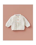 Phildar baby vestje met kabels breien van Phil Merinos 3.5 (200, m18)