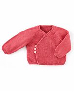 Phildar baby wikkelvestje breien van Lambswool (215, m35)