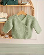 Phildar baby wikkelvestje breien van Super Baby (215, m25)