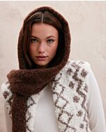 Phildar capuchon sjaal breien van Phil Tweed Mohair (266,M11)