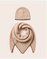 Phildar dames beanie en sjaal haken van Phil Chic en Phil Merinos 3,5 (279,m18a)
