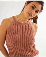 Phildar dames haltertopje breien van Phil Rustique (241, m10)