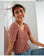 Phildar dames korte mouwen trui maken van Phil Origin (241, M12)