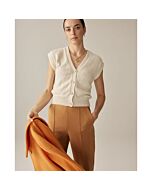 Phildar dames spencer met knoopjes breien van Phil Alpaca (204, m12)