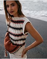 Phildar dames top haken van diverse draden (240, m18) | C.R. Couture