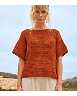 Phildar dames top haken van Phil Eucalyptus (213, m28)