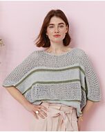 Phildar dames trui breien met strepen van Phil Rustique (702, m11)