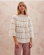 Phildar dames trui haken van Phil Mohair Cotton (265,m11)