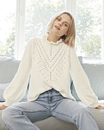 Phildar dames trui met kraag breien van Phil Caresse