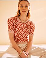 Phildar dames trui met panterprint breien van Phil Cabotine 3 (259, M19)