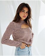 Phildar dames trui met sublieme halslijn breien van Phil Verano (255, m16)