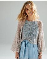 Phildar dames trui met wijde mouwen van Phil Splendor (238, m20)