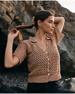 Phildar dames vest haken van Artisane (240, m14) | C.R. Couture