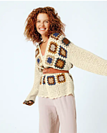 Phildar dames vest haken van Partner 3,5 (220, m2)