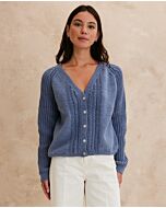 Phildar dames vest met v-hals breien van Imaginaire 3,5 (268,m2)