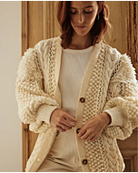 Phildar dames vest met verschillende steken breien van Merinos 6 (249,M3)