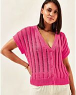 Phildar dames vest breien van Phil Love Cotton (208,M26)