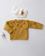 Phildar easy peuter trui met bollentjes breien van Phil Caresse