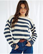 Phildar makkelijke gestreepte trui breien van Cabotine 3 (255, m3)