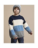 Phildar gestreepte jongens trui van Partner 6 (203, m27)