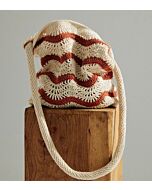 Phildar gestreepte tas haken van Coton 4 (238, m9)