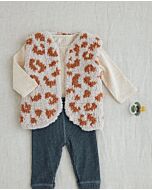 Phildar gevlekte baby gilet breien van Phil Douce (261,M14B)