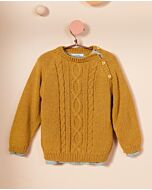 Phildar jongens kabel trui breien van Phil Irlandais