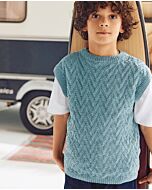 Phildar jongens spencer breien van Coton 3 (256,m21)