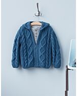 Phildar jongens vest met capuchon breien van Phil Irlandais