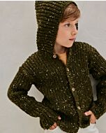 Phildar jongens vest met capuchon breien van Phil Randonnees (263,M9)