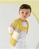 Phildar kinder gestreept vest breien van Phil Cabotine  (m3,184)