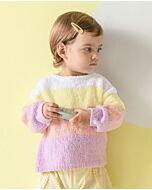 Phildar kinder gestreepte trui breien van Phil Baby Doll  (m1,184)