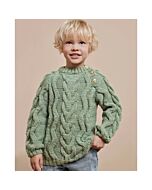 Phildar kinder kabeltrui breien van Phil Irlandais (203, m24)