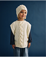 Phildar kinder spencer met kabel breien van Partner 3.5 (247,M5)