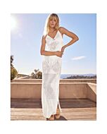 Phildar lange dames jurk haken van Perle 5 (209, m5)